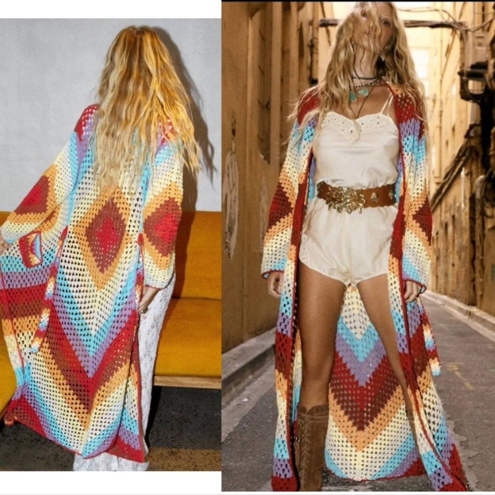 Chasing unicorns crochet cardigan